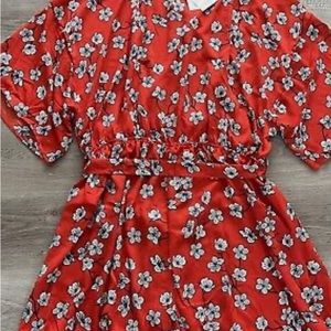 BNWT - Melinda Wide Sleeve Floral Romper